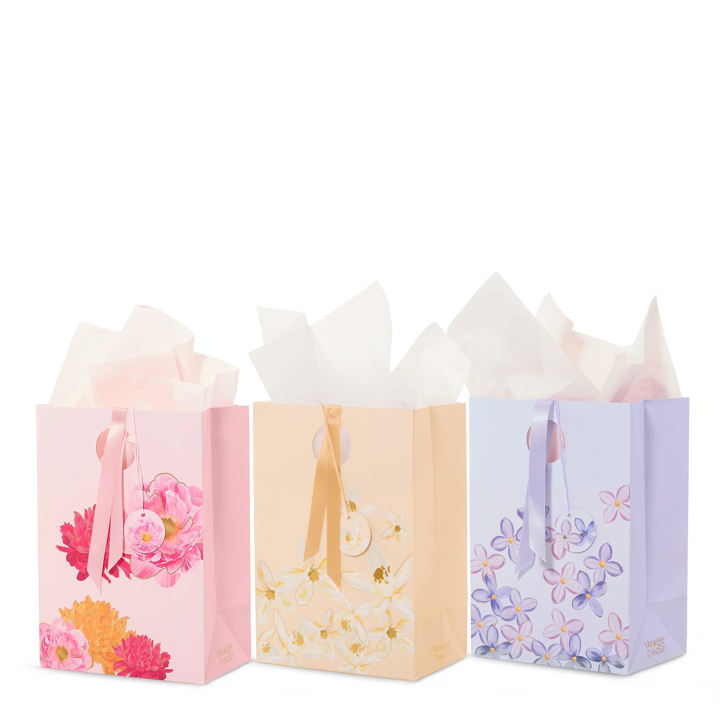 Purple Lilac Floral Gift Bag