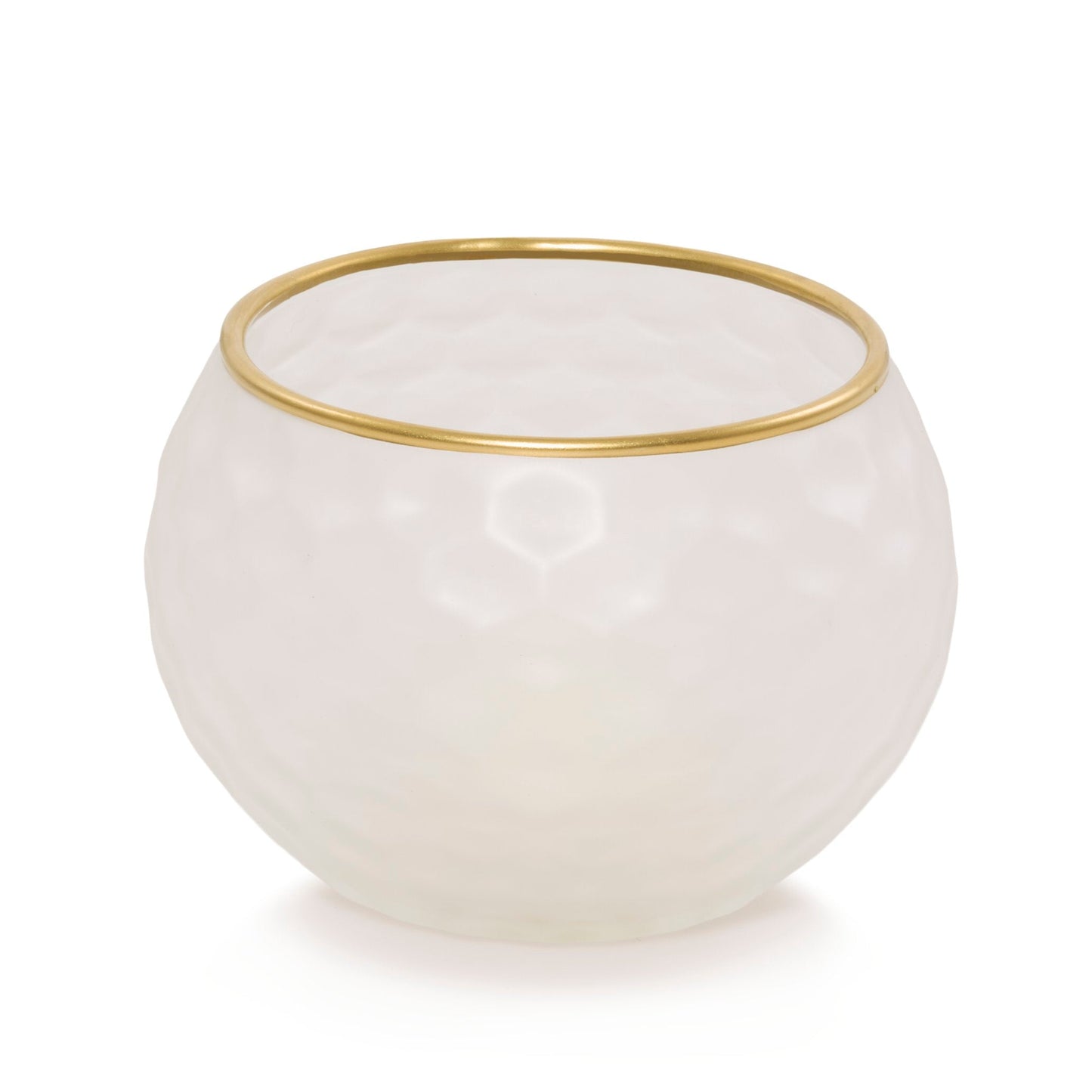 Frosted Honeycomb Tea Light Candle Holder